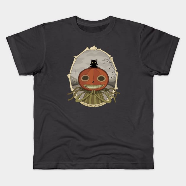 Enoch Is Inviting You Into The Unknown Kids T-Shirt by runcatrun